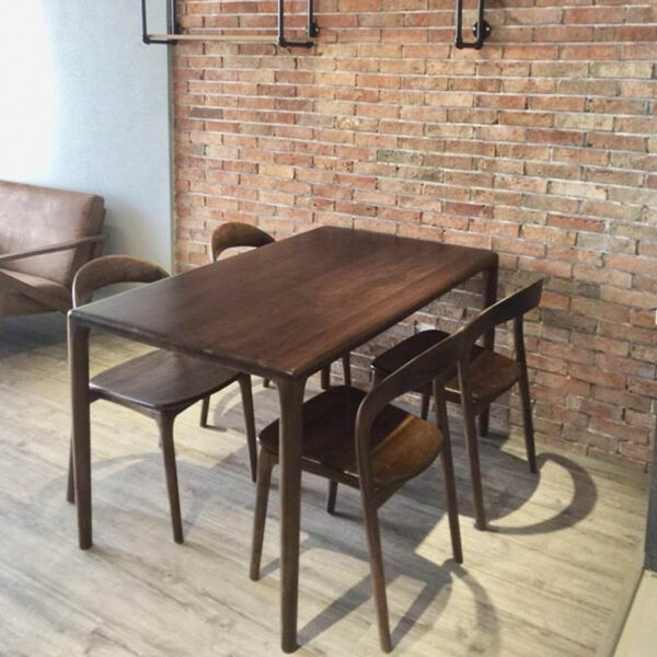 Bộ bàn ăn 4 ghế gỗ tự nhiên LATUS II | SMLIFE.vn