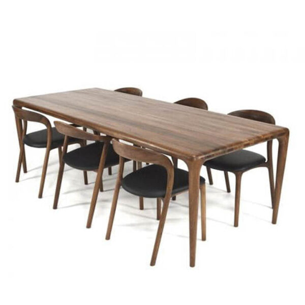 Bộ bàn ăn 6 ghế gỗ tự nhiên LATUS NEVA | SMLIFE.vn