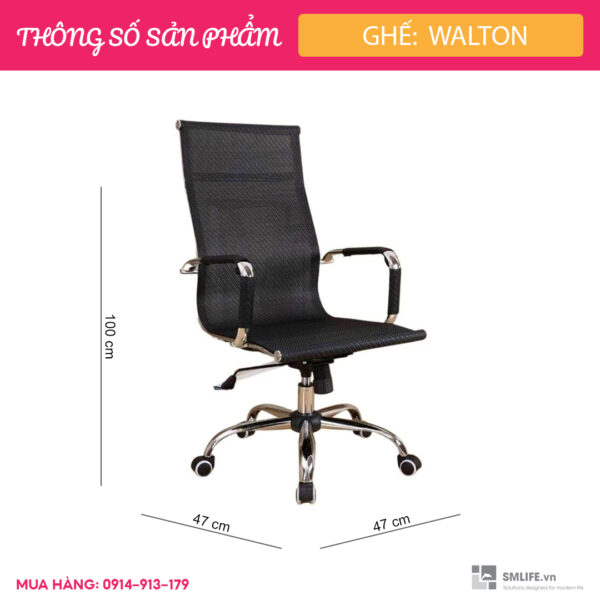 Ghế văn phòng WALTON | SMLIFE.vn