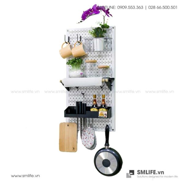 Bảng pegboard nhà bếp S1 SMLIFE