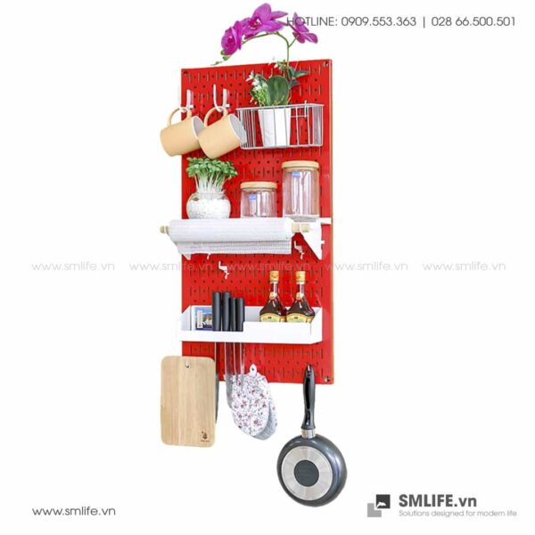 Bảng pegboard nhà bếp S1 SMLIFE