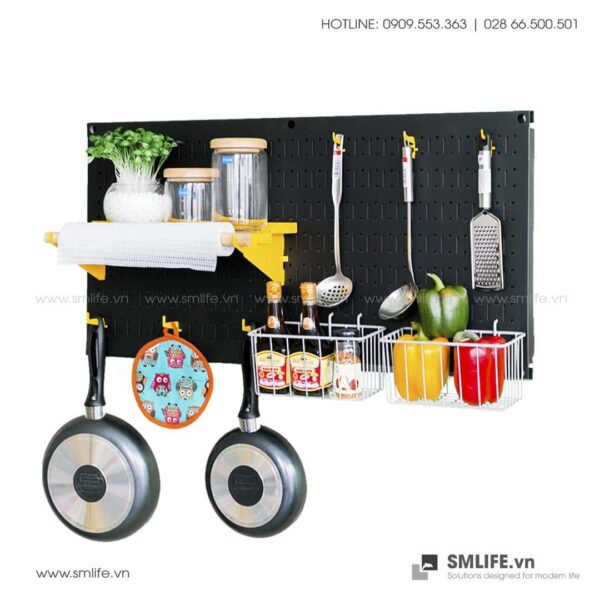 Bảng pegboard nhà bếp S3 SMLIFE