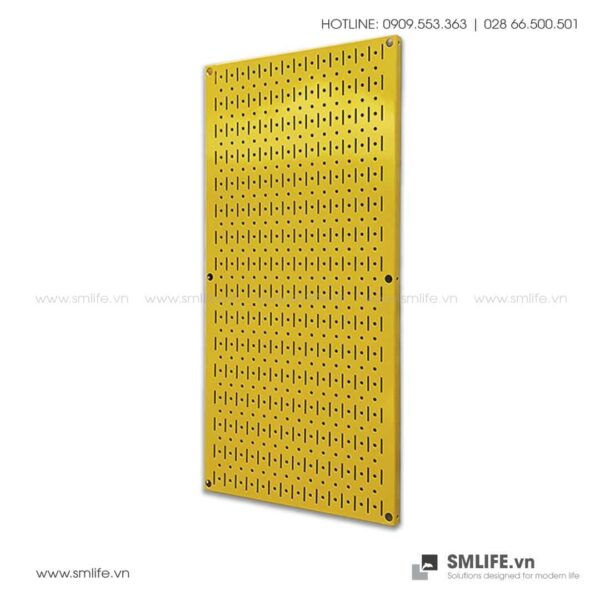 Bảng treo dụng cụ Pegboard đứng 80×40 Màu Vàng