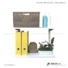 Bộ kệ railshelf 2 tầng kệ SMLIFE