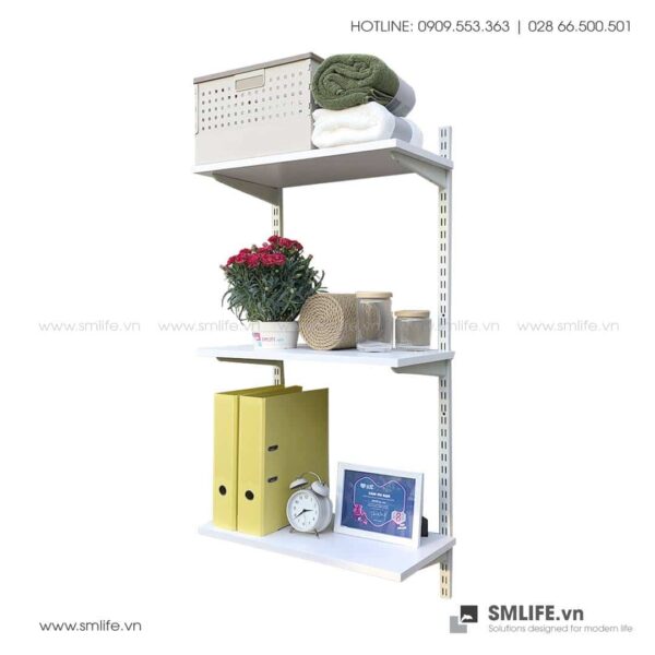 Bộ kệ railshelf 3 tầng kệ SMLIFE