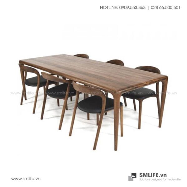 HT - Bộ bàn ăn bằng gỗ LATUS NEVA (5)