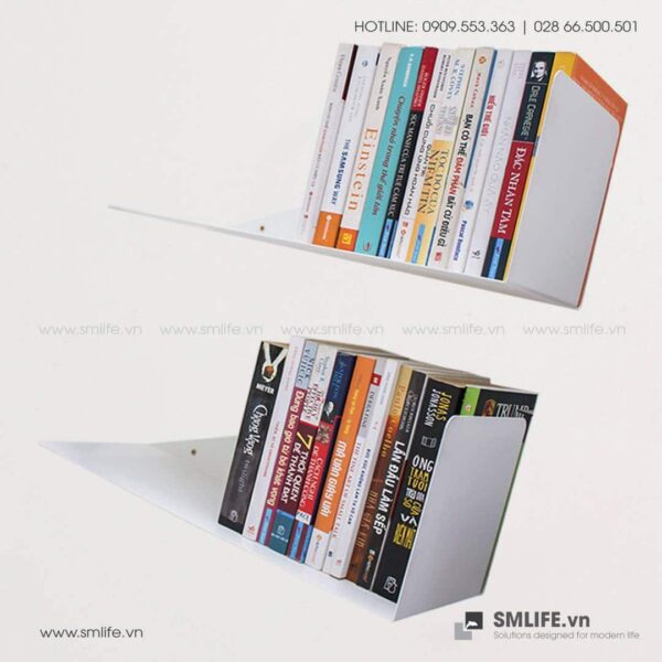 SMLIFE | Kệ Sách Treo Tường Xéo X50 (Set 2)