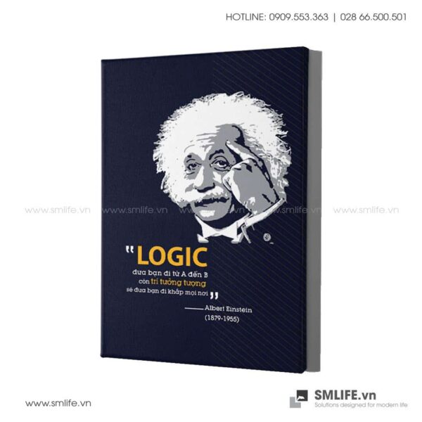 Tranh động lực văn phòng | Logic đưa bạn đi từ A đến B, còn trí tưởng tượng sẽ đi khắp mọi nơi