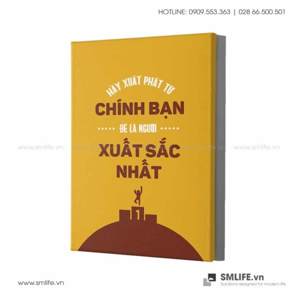 Tranh động lực văn phòng | Hãy xuất phát từ chính bạn, để là người xuất sắc nhất