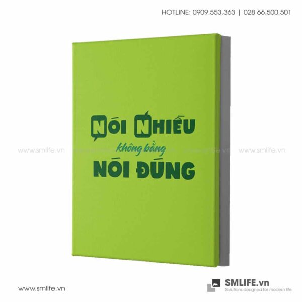 Tranh động lực văn phòng | Nói nhiều không bằng nói đúng