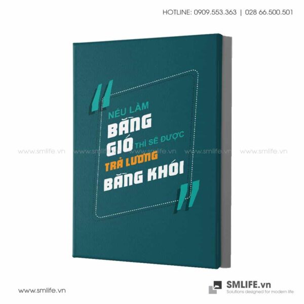 Tranh động lực văn phòng | Nếu làm bằng gió thì sẽ được trả lương bằng khói