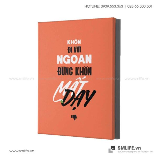 Tranh động lực văn phòng | Khôn đi với ngoan, đừng khôn mất dạy