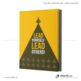 Tranh động lực văn phòng | Lead yourself, lead others!