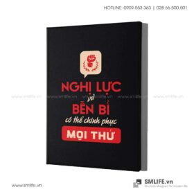 Tranh động lực văn phòng | Nghị lực và bền bỉ có thể chinh phục mọi thứ