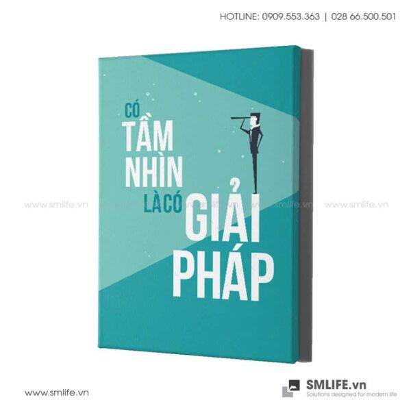 Tranh động lực văn phòng | Có tầm nhìn là có giải pháp