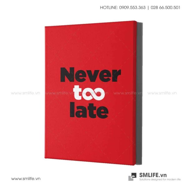 Tranh động lực văn phòng | Never too late