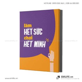 Tranh động lực văn phòng | Làm hết sức, chơi hết mình