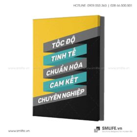 Tranh động lực văn phòng | Tốc độ, tinh tế, chuẩn hóa, cam kết, chuyên nghiệp