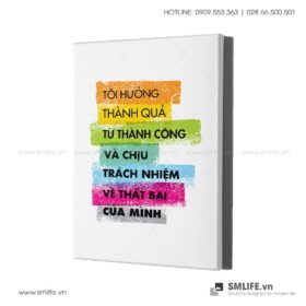 Tranh động lực văn phòng | Tôi hưởng thành quả từ thành công và chịu trách nhiệm về thất bại của mình