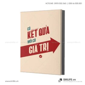 Tranh động lực văn phòng | Có kết quả mới có giá trị