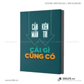 Tranh động lực văn phòng | Cần mẫn, kiên trì, cái gì cũng có