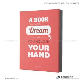 Tranh động lực văn phòng | A book is a dream that you hold in your hand