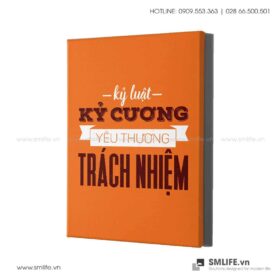 Tranh động lực văn phòng | Kỷ luật, kỷ cương, yêu thương, trách nhiệm