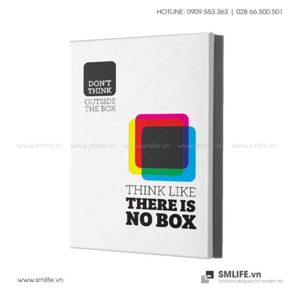 Tranh động lực văn phòng | Don't think outside the box, think like there is no box