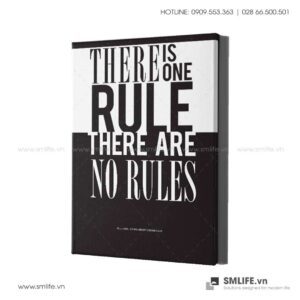 Tranh động lực văn phòng | There is one rule, there are no rules