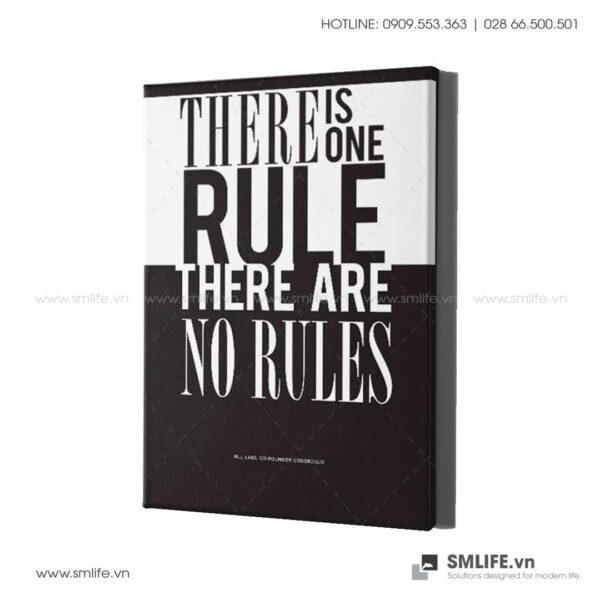 Tranh động lực văn phòng | There is one rule, there are no rules