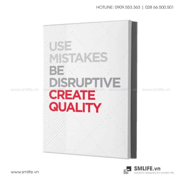 Tranh động lực văn phòng | Use mistakes be disruptive create quality