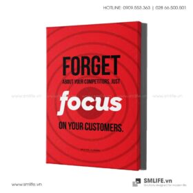 Tranh động lực văn phòng | Forget about your competitors, just focus on your customers