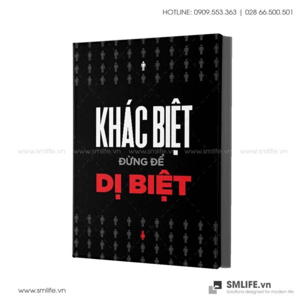 Tranh động lực văn phòng | Khác biệt đừng để bị biệt