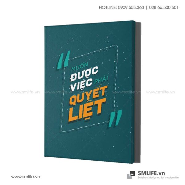Tranh động lực văn phòng | Muốn được việc phải quyết liệt