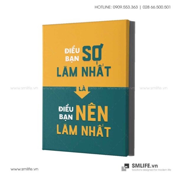 Tranh động lực văn phòng | Điều bạn sợ nhất là điều bạn nên làm nhất