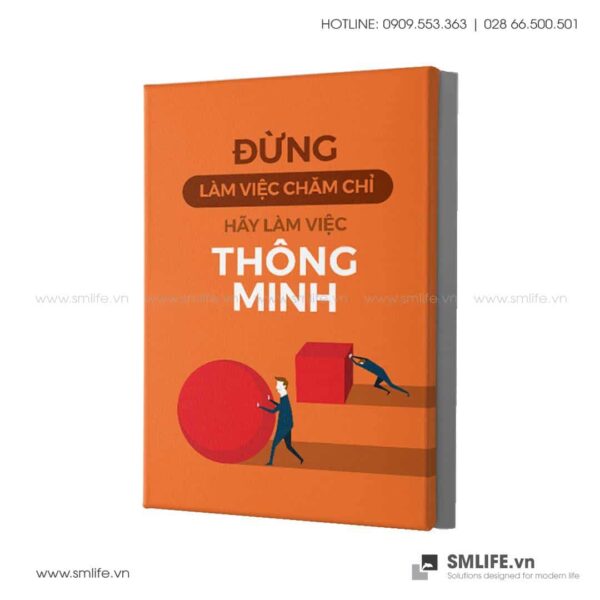 Tranh động lực văn phòng | Đừng làm việc chăm chỉ hãy làm việc thông minh