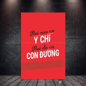Tranh động lực văn phòng | Nơi nào có ý chí nơi đó có con đường
