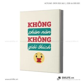 Tranh động lực văn phòng | Không làm phàn nàn không giải thích
