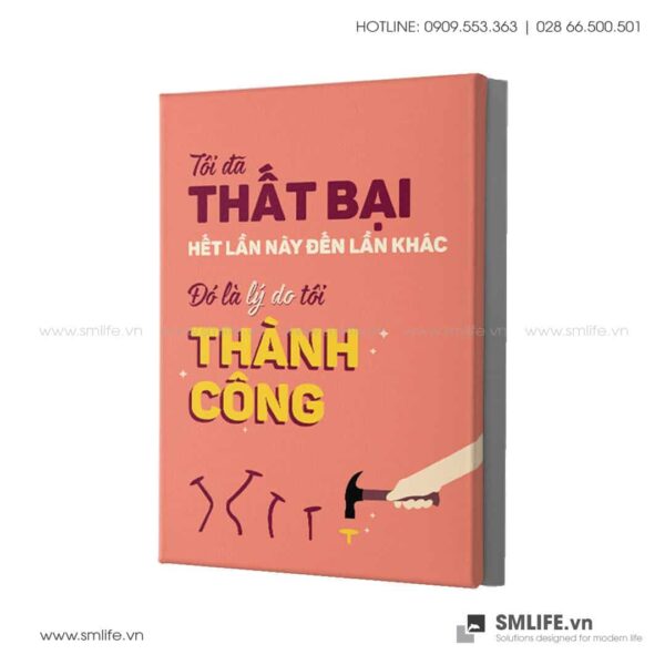 Tranh động lực văn phòng | Tôi đã thất bại hết lần này đến lần khác, đó là lý do tôi thành công