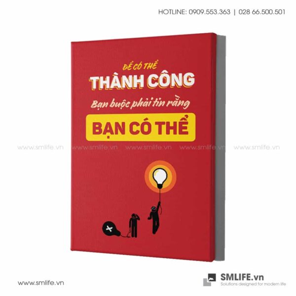 Tranh động lực văn phòng | Để có thể thành công, bạn buộc phải tin rằng bạn có thể