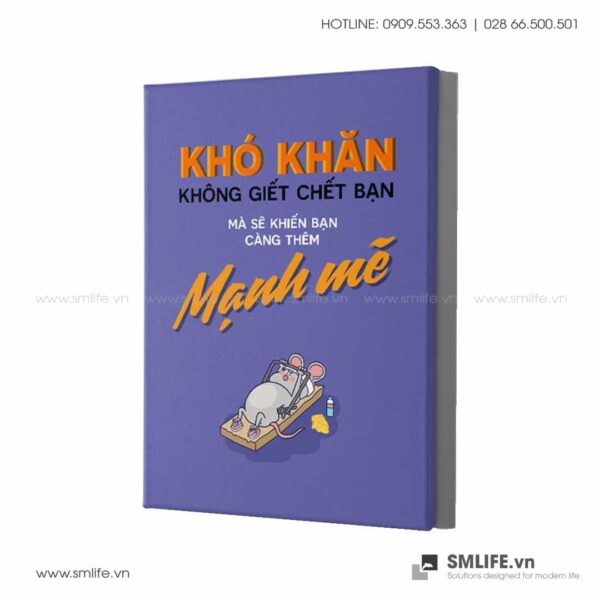 Tranh động lực văn phòng | Khó khăn không giết chết bạn, mà sẽ khiến cho bạn càng thêm mạnh mẽ