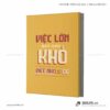 Tranh động lực SMLIFE 282 1 Tranh động lực văn phòng | Việc lớn bắt đầu khó, việc nhỏ bắt đầu dễ