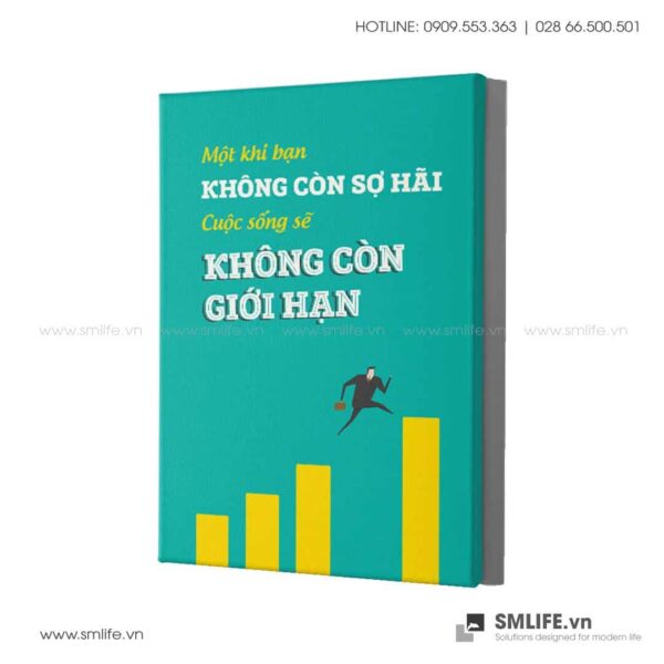 Tranh động lực văn phòng | Một khi bạn không còn sợ hãi cuộc sống sẽ không còn giới hạn