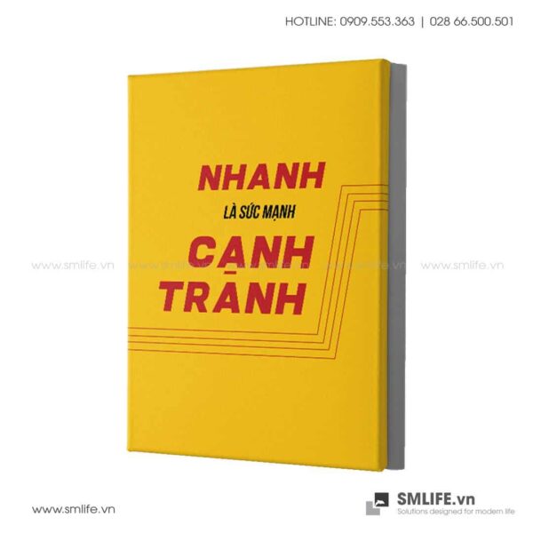 Tranh động lực văn phòng | Nhanh là sức mạnh Cạnh Tranh