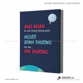 Tranh động lực văn phòng | Khó khăn là một chặng đường giúp người bình thường trở nên phi thường