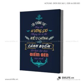 Tranh động lực văn phòng | Tôi không thể thay đổi hướng gió, nhưng tôi có thể điều chỉnh cánh buồm, để luôn đạt được điểm đến của mình