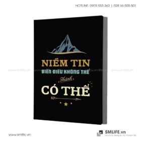 Tranh động lực văn phòng | Niềm tin biến điều không thể thành có thể