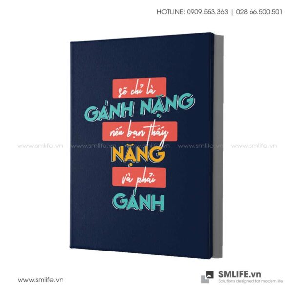 Tranh động lực văn phòng | Sẽ chỉ là gắng nặng nếu bạn thấy nặng và phải gắng