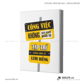 Tranh động lực văn phòng | Công việc không nuôi người nhàn hạ, tập thể không nuôi kẻ lười biếng