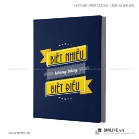 Tranh động lực văn phòng | Biết nhiều không bằng biết điều